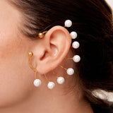 Ear Cuff Drosera perlas