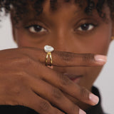 Anillo perla